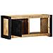Mobile Porta Tv 80x30x35 Cm In Legno Massello Di Mango Grezzo - Foto miniatura 2