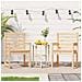 Sedie Da Giardino 2pz 60x48x91 Cm Legno Massello Di Pino - Foto miniatura 3