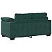 Divano Divanetto Verde Scuro 120 cm Velluto - Foto miniatura 6