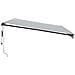 Tenda Retrattile Automatica LED Antracite e Bianco 500x350 cm - Foto miniatura 5