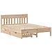 Letto senza Materasso 140x190 cm in Legno Massello di Pino - Foto miniatura 3