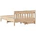 Letto senza Materasso 140x190 cm in Legno Massello di Pino - Foto miniatura 8