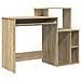 Scrivania con deposito rovere di Sonoma 120,5x44x88,5 cm Legno ingegnerizzato - Foto miniatura 1