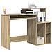 Scrivania con deposito rovere di Sonoma 120,5x44x88,5 cm Legno ingegnerizzato - Foto miniatura 3