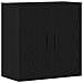 Mobile da Parete Rovere Nero 60x31x60 cm Legno Ingegnerizzato - Foto miniatura 1