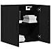 Mobile da Parete Rovere Nero 60x31x60 cm Legno Ingegnerizzato - Foto miniatura 3