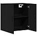 Mobile da Parete Rovere Nero 60x31x60 cm Legno Ingegnerizzato - Foto miniatura 5