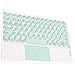 Tastiera Bluetooth Con Tasti Rotondi E Touchpad - Compatibile Con Ipad, Tablet E Smartphone Green - Foto miniatura 1