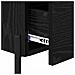 Armadio da Notte con cassetto Rovere nero 40 x 35 x 47,5 cm - Foto miniatura 9