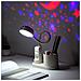 Lampada Da Scrivania Con Proiettore E Porta Penne: Gradiente Rgb, Luminosità Regolabile White - Foto miniatura 2