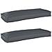 Set di Cuscini per Pallet 2 pcs Antracite 100 x 40 x 8 cm - Foto miniatura 1
