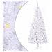 Albero di Natale artificiale Bianco 240 cm PVC e Acciaio - Foto miniatura 1