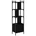 Libreria Rovere Nero 44,5 x 30 x 154,5 cm Legno multistrato - Foto miniatura 1