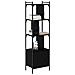 Libreria Rovere Nero 44,5 x 30 x 154,5 cm Legno multistrato - Foto miniatura 3
