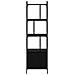 Libreria Rovere Nero 44,5 x 30 x 154,5 cm Legno multistrato - Foto miniatura 6