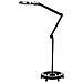 lampada lente 6025 60 LED smd 5d nera con treppiede - Foto miniatura 4