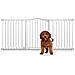 Bettacare Cancelletto Per Cani Con Parte Superiore Incurvata, 161cm - 170cm, Bianco Opaco - Foto miniatura 1