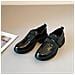 Scarpe Loafer Da Donna Slip-on Con Suola Spessa E Tacco Chunky 39 - Foto miniatura 3