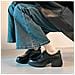 Scarpe Loafer Da Donna Slip-on Con Suola Spessa E Tacco Chunky 39 - Foto miniatura 4