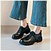Scarpe Loafer Da Donna Slip-on Con Suola Spessa E Tacco Chunky 39 - Foto miniatura 5