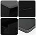 Panca per ingresso con cuscino Rovere Nero 100 x 38 x 46 cm - Foto miniatura 9