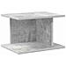 Comodino 2 pcs Grigio cemento 40 x 30 x 25 cm Legno multistrato - Foto miniatura 5