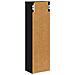 Armadio da bagno a muro Rovere Nero 20 x 14 x 70 cm - Foto miniatura 8
