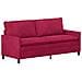 Set di divani 2 pcs Rosso Vino Velluto - Foto miniatura 3