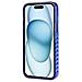 Audi Iml Magsafe Cover Per Iphone 15 / 14 / 13 - Blu - Foto miniatura 4