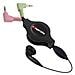 Auricolari con Microfono Retrattile Connessione Cavo Nero 120 cm - Foto miniatura 1