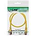 cavo patch per rete dati lan cat. 6, 2x rj45, doppia schermatura sftp (pimf) , halogenfree, colore giallo, 0,25m - Foto miniatura 2