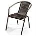 Sedia Impilabile Ios, Tubo Metallo E Polyrattan, 53.5x60.5x74 Cm - Foto miniatura 1