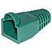 Confezione 100 Copriconnettori 6mm Per Plug Rj45 8 Poli Cavo Cat 5e- 6 Verde - Foto miniatura 2