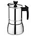 By Grunwerg Caffettiera Moka In Acciaio Inox Da 9 Tazze, Acciaio Inossidabile, Silver, 9 Cup - Foto miniatura 1
