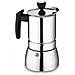 By Grunwerg Caffettiera Moka In Acciaio Inox Da 9 Tazze, Acciaio Inossidabile, Silver, 9 Cup - Foto miniatura 2