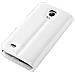Custodia Compatibile Con Samsung Galaxy S4 Mini In Bianco Fumo - Coperchio Protettiva Con Chiusura Magnetica, Funzione Stand E Tasca Per Le Carte - Foto miniatura 12
