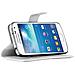 Custodia Compatibile Con Samsung Galaxy S4 Mini In Bianco Fumo - Coperchio Protettiva Con Chiusura Magnetica, Funzione Stand E Tasca Per Le Carte - Foto miniatura 14