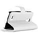 Custodia Compatibile Con Samsung Galaxy S4 Mini In Bianco Fumo - Coperchio Protettiva Con Chiusura Magnetica, Funzione Stand E Tasca Per Le Carte - Foto miniatura 15
