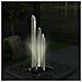 Fontana Da Giardino Argento 48x34x88 Cm In Acciaio Inox - Foto miniatura 5
