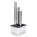 Fontana Da Giardino Argento 48x34x88 Cm In Acciaio Inox - Foto miniatura 6