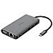 Docking Station Usb-c Deltaco Hdmi / Vga / 2xusb-a Pd 3.0 Spc Grigio - Foto miniatura 1