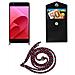 Catena Di Telefoni Cellulari Compatibile Con Asus Zenfone 4 Selfie Pro In Rosso Blu Bianco - Coperchio Protettivo In Silicone Con Anelli D'argento, Cinturino In Corda E Custodia Staccabile - Foto miniatura 7