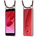 Catena Di Telefoni Cellulari Compatibile Con Asus Zenfone 4 Selfie Pro In Rosso Blu Bianco - Coperchio Protettivo In Silicone Con Anelli D'argento, Cinturino In Corda E Custodia Staccabile - Foto miniatura 8