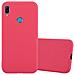 Custodia Compatibile Con Huawei Y6 2019 In Candy Rosso - Coperchio Protettivo In Silicone Tpu Flessibile - Foto miniatura 1