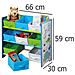 Armadio Serce, Libreria A 9 Scomparti - Foto miniatura 3