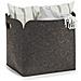 Contenitore In Feltro, Cestino, Colore Grigio, 36x28x36 Cm, - Foto miniatura 2