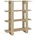 Libreria / divisorio Rovere Sonoma 100x30x123,5 Cm - Foto miniatura 2