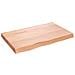 Piano Bagno Marrone 80x50x (2-6) cm Legno Massello Trattato - Foto miniatura 1