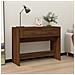 Tavolino Consolle Rovere Marrone 100x39x75 Cm Legno Multistrato - Foto miniatura 1