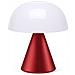 Lampada Da Scrivania Rosso Scuro Alluminio Abs - Foto miniatura 1